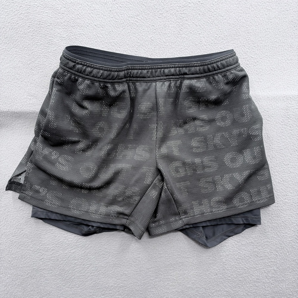 Chubbies Shorts Mens Medium Black Lined Mesh 5.5 Inseam Athletic Running Gym